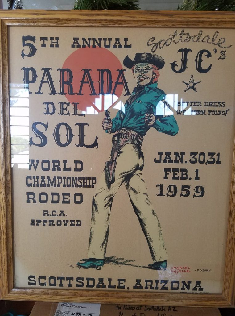 Vintage Parada Del Sol poster - Rodeo Scottsdale